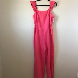 Xhilaration Coral Jumpsuit Size Medium NWT